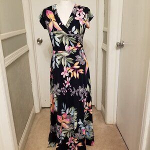 Olivia Matthews Maxi Dress Size Petite Medium